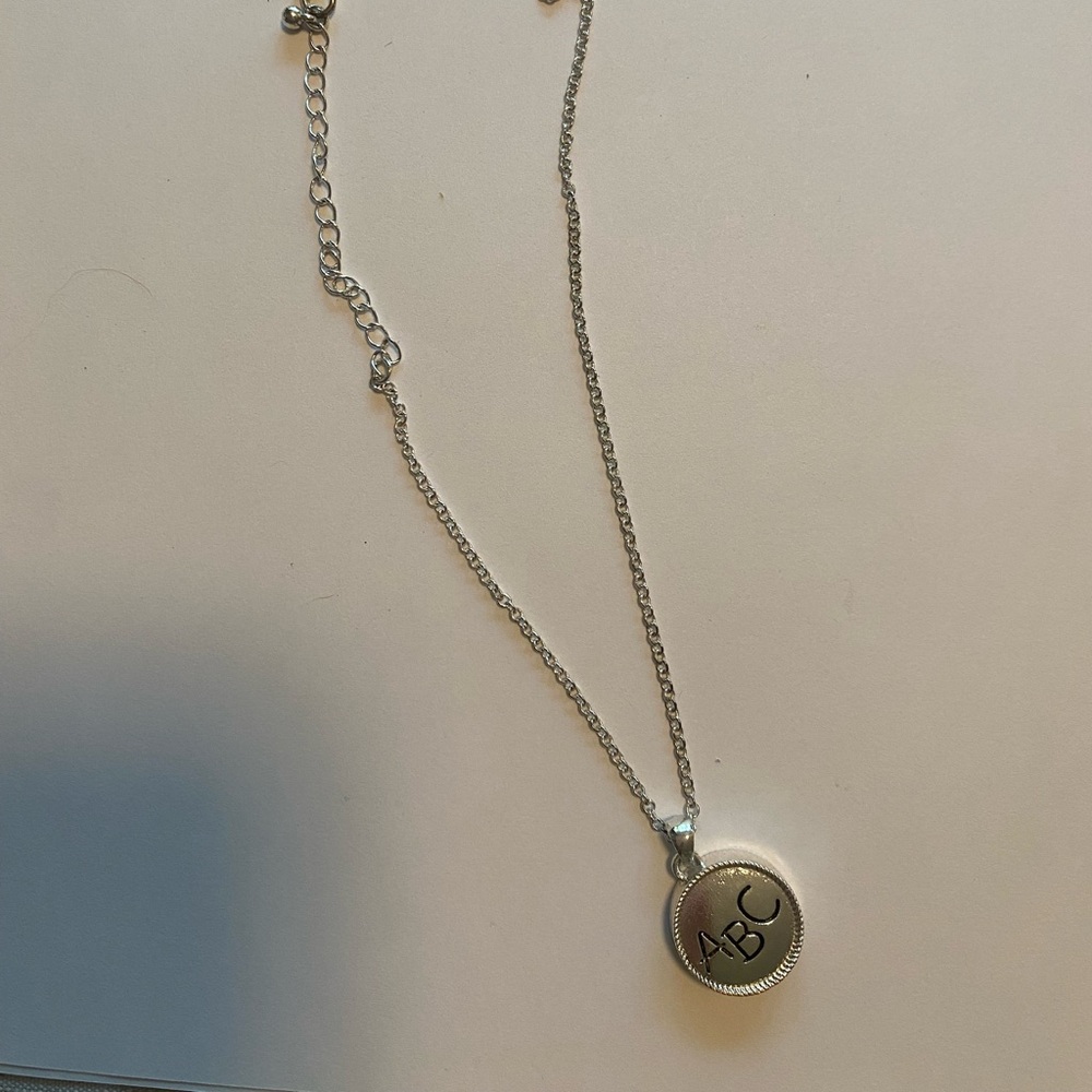 Elegant Silver Teacher Pendant Necklace